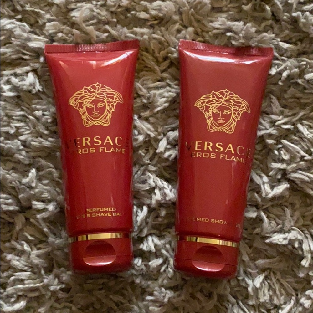 Versace Eros Flame After Shave Balm and Shower Gel